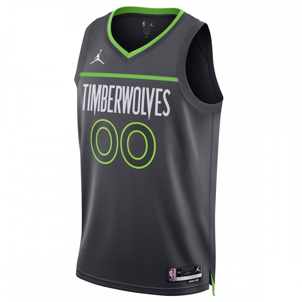 Minnesota Timberwolves Jordan Brand Unisex 2022/23 Swingman Custom Jersey - Statement Edition - Black-Pro Kit Vault | Brand New 26/27 Sports Jerseys